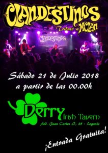 Derry Irish Tavern Leganés Tributo a M-Clan