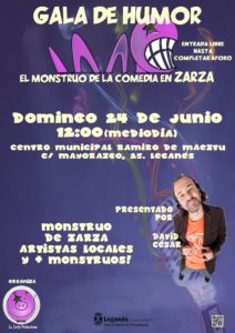 Gala de humor el monstruo de la comedia de Zarza