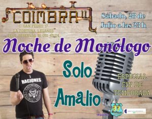 Monologos con Solo Amalio en el Coimbra II