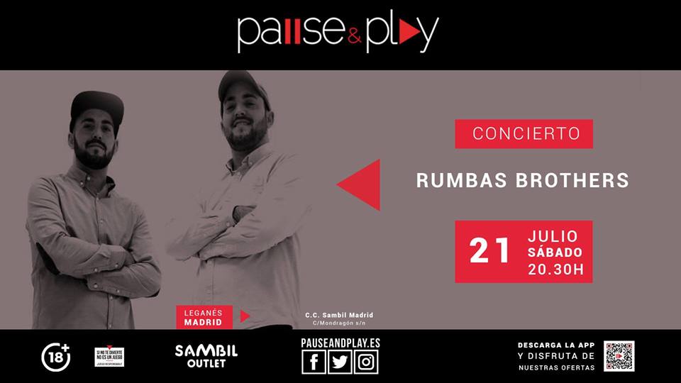 Rumba Brothers en directo Pause&Play Sambil