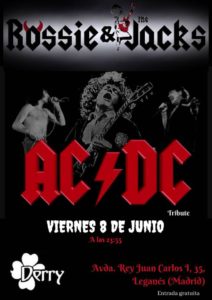 Rossie & the Jacks en el Derry Irish Tavern tributo AC?DC