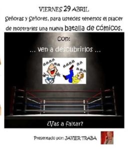 Batalla de cómicos en el Mesón O´pote