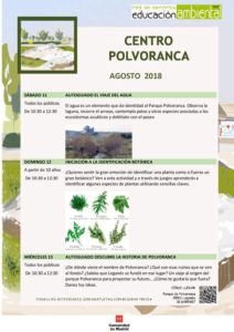Actividades en el CEA Polvoranca en agosto
