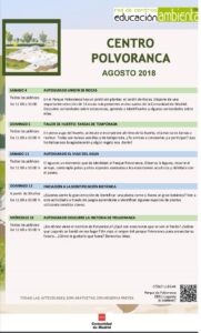 Actividades en el CEA Polvoranca en agosto