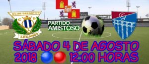 Amistoso Pretemporada CD Leganés Juv vs Gimnástica Segoviana CF