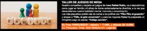 TALLER DE JUEGOS DE MESA En Fnac PARQUESUR