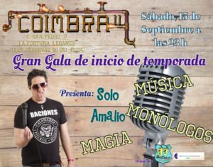 Gala de inicio de temporada en el Coimbra con Solo Amalio