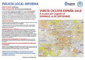 La Vuelta ciclista 2018 pasará por Leganés