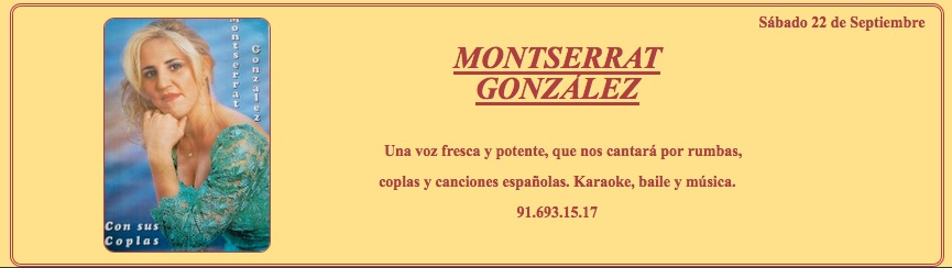 MONTSERRAT GONZÁLEZ en La Isla