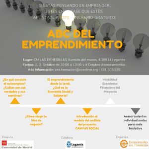 ABC del Emprendimiento taller en Leganés