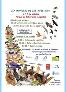 Actividades en el CEA Polvoranca en octubre 2018