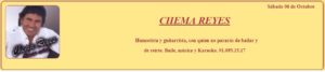 CHEMA REYES humorista y guitarrista en La Isla