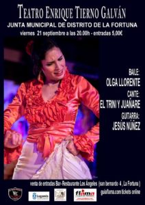 El Trini y Juañares. Jesús Núñez. Olga Llorente en La Fortuna