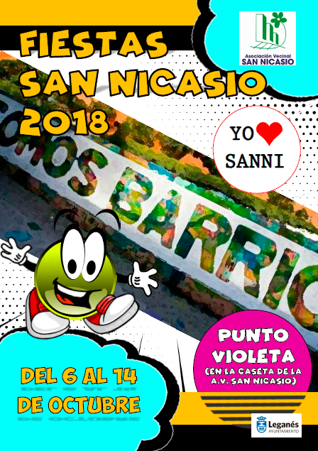FIESTAS DE SAN NICASIO 2018 de La Asociación Vecinal San Nicasio