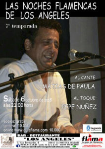 Matias de Paula y a la guitarra Pepe Nuñez en "Los Ángeles"