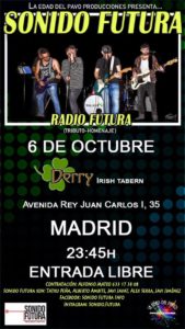 SONIDO FUTURA, tributo homenaje a radio futura