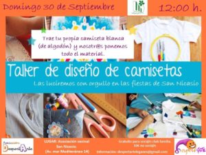 Taller de decoración de camisetas