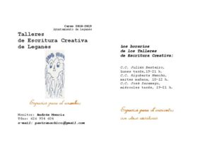 Talleres de Escritura Creativa en Leganés