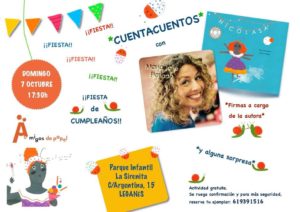 Cuentacuentos en Leganes con Maria José Floriano