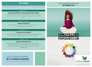 Programación parqueclub de Octubre 2018