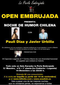 Monologos de Humor en La Perla Embrujada
