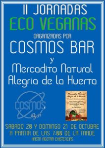 Jornadas veganas en el Cosmos