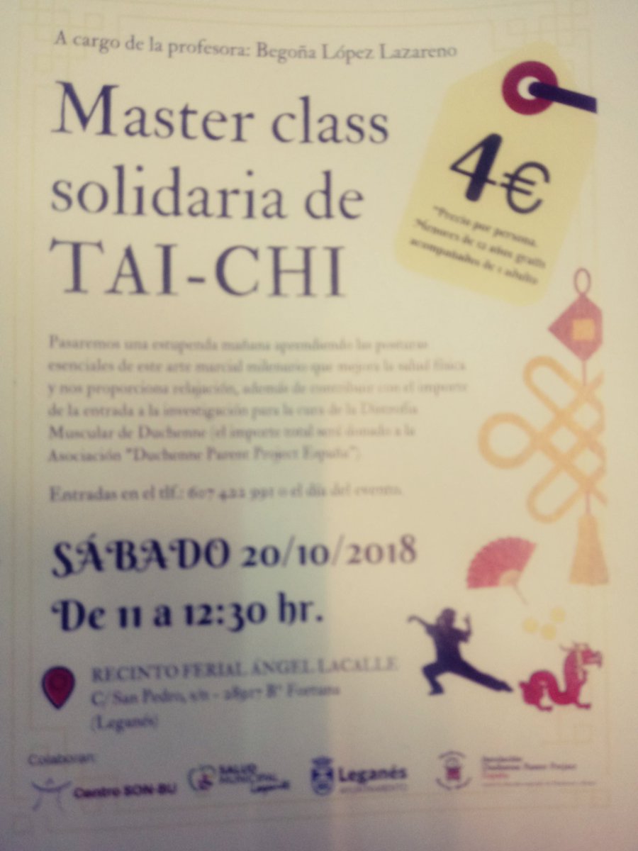 Master class solidaria de Taichi