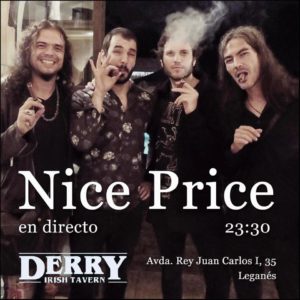 NICE PRICE en el Derry de Leganés