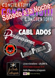 Noche de Rock&Roll en La Perla Embrujada