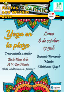 Yoga en La Plaza de Leganés
