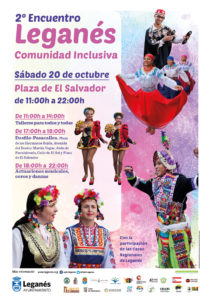 Fiesta de la diversidad cultural con la II edición del encuentro ‘Leganés, comunidad inclusiva’.