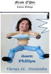 Jean Philipe en el Mesón O´pote