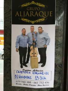 Aljaraque en la cafetería Edelweis