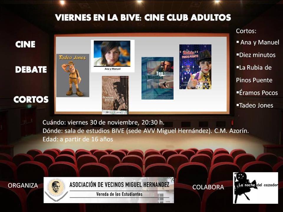Cine-Club en la BIVE CM Azorín