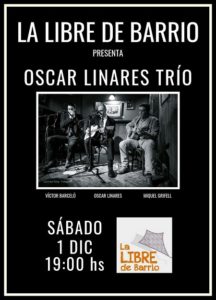 Concierto de Oscar Linares Trío en la Libre