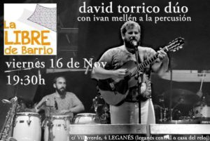 David Torrico dúo con Iván Mellén a la percusión