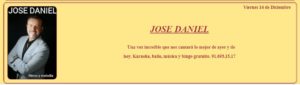 JOSE DANIEL En La Isla
