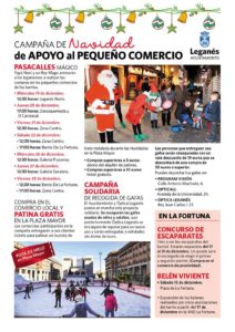 Programa de las fiestas de navidad 2018 en Leganés