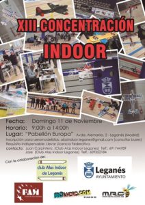 XIII Concentración Indoor aeromodelismo