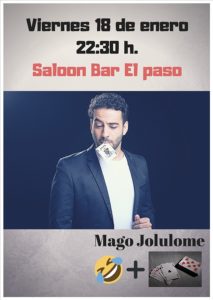 Espectáculo de magia en “El Paso” con el mago Jolulome