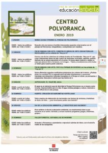 Actividades en el CEA Polvoranca en ENERO 2019