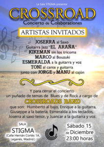 CROSSROAD BAND y ARTISTAS INVITADOS en la sala Estigma