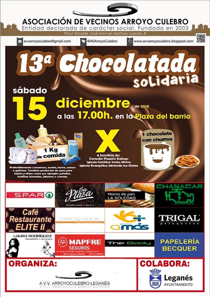 Chocolatada en Arroyo Culebro