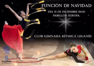 Exhibición Navideña Club Gimnasia Rítmica de Leganés