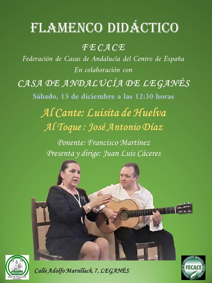 Flamenco didáctico en la Casa de Andalucía