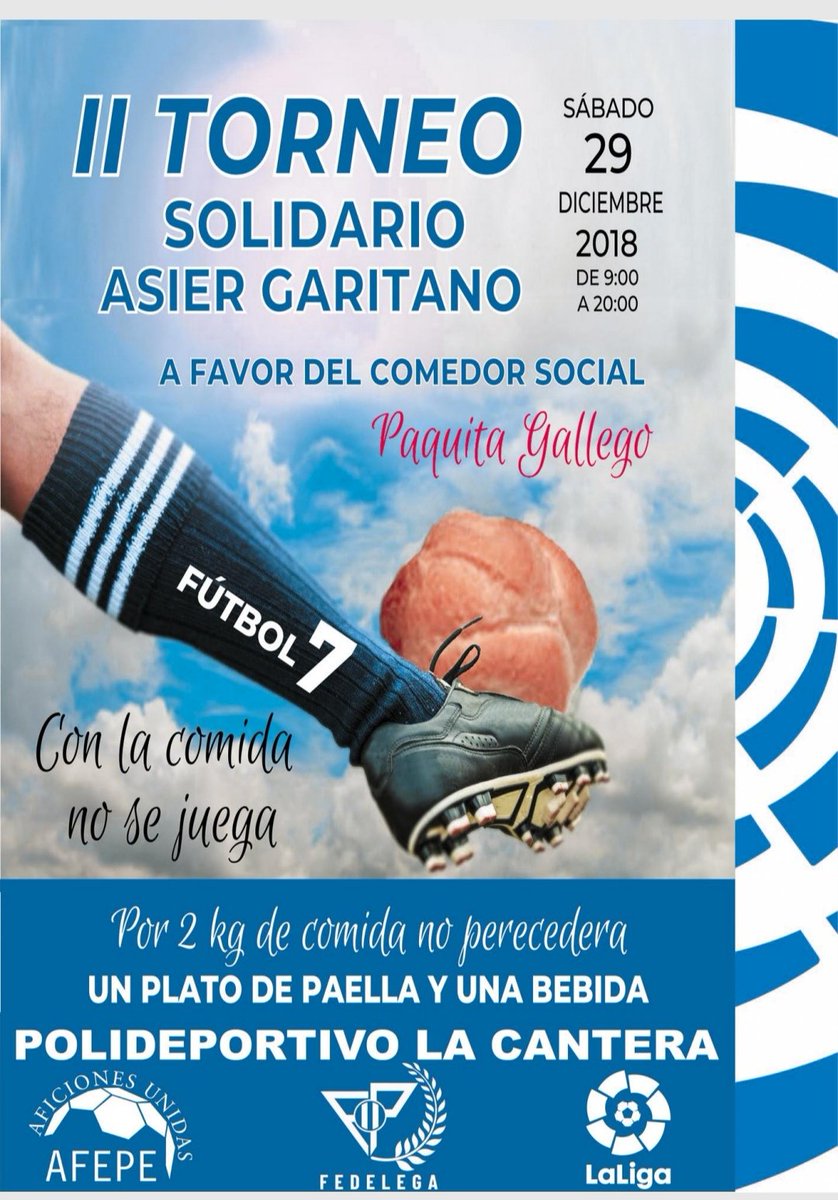 Cartel de la segunda edición del Torneo Solidario Asier Garitano.