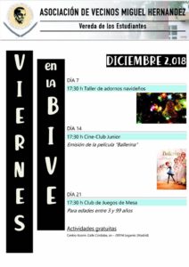 Taller adornos navideños
