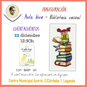 Cuenta cuentos en la Bive con Belén Gil y su libro "El Gallo Rayo"