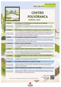 Actividades en el CEA Polvoranca en FEBRERO 2019