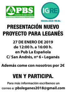 Campañas PBS Leganes